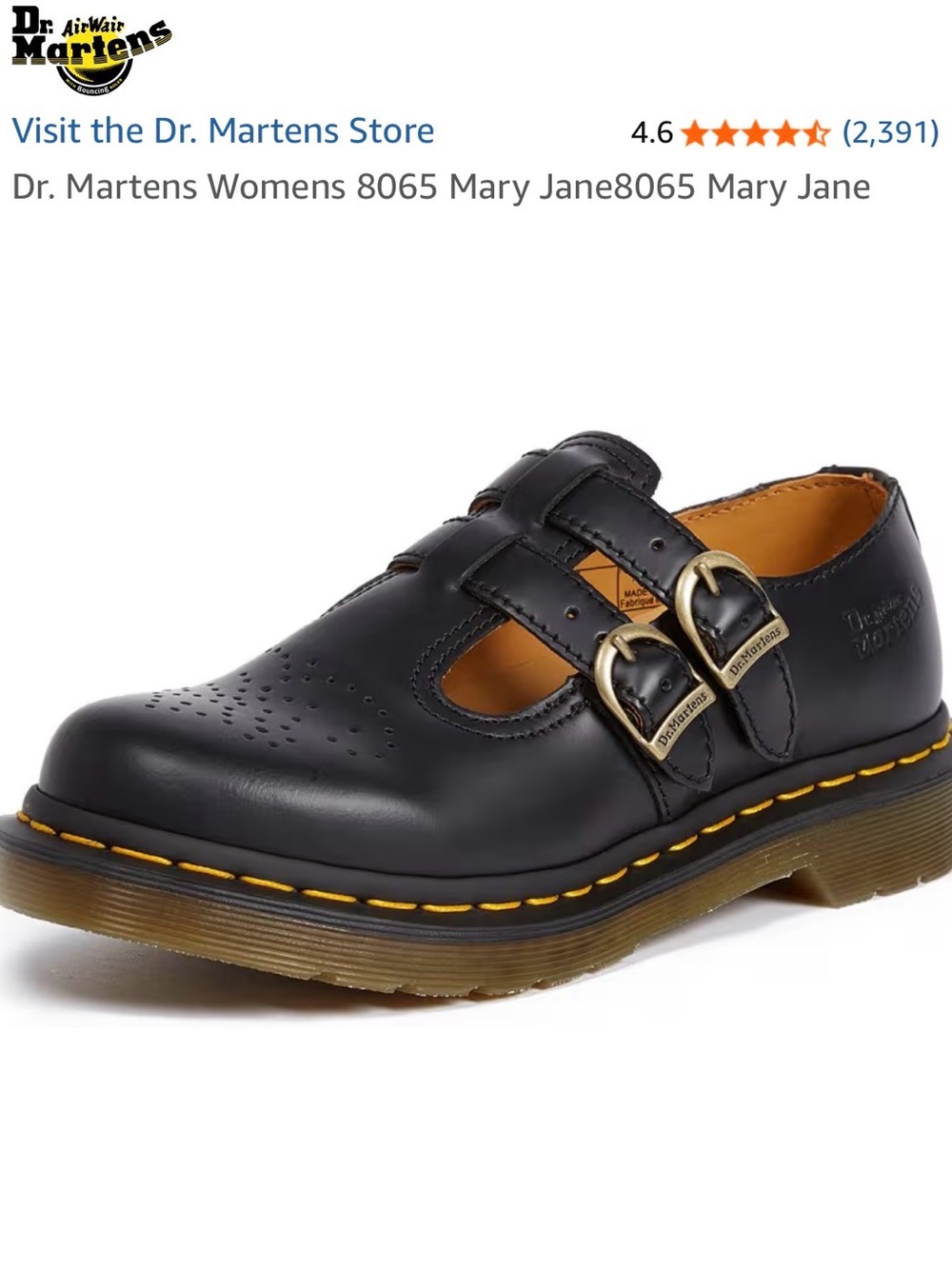 NWT/NIB Dr. Marten’s 8065 Mary Jane’s (7) - Picture 3 of 14